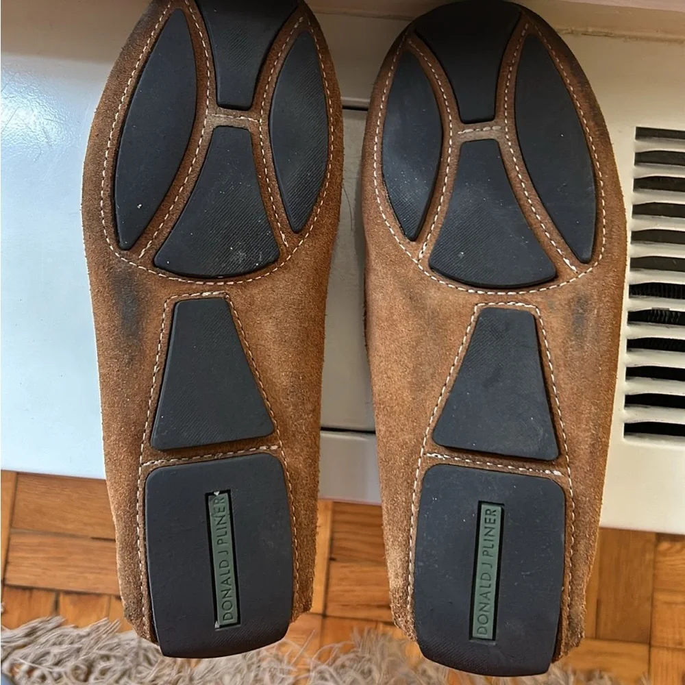 Brown Suede Tassel Loafers